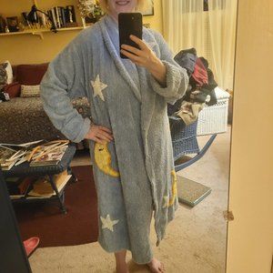 Canyon Group vintage 1990s chenille moon and stars robe